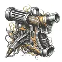 tig welding torch  tattoo design idea
