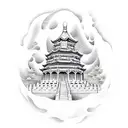 wall of china tattoo design idea