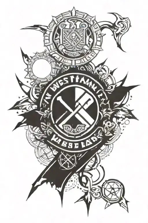 west ham europa conference tattoo design idea