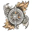 Spartan Shield tattoo design idea