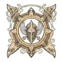 Spartan Shield tattoo design idea