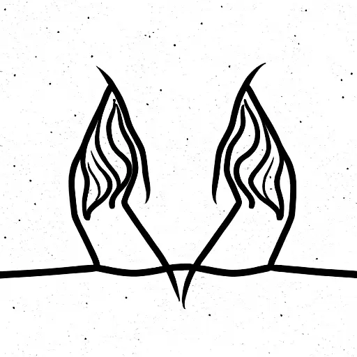 soulmates tattoo design idea