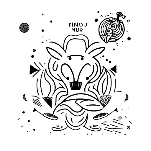 find your own way  tattoo design idea