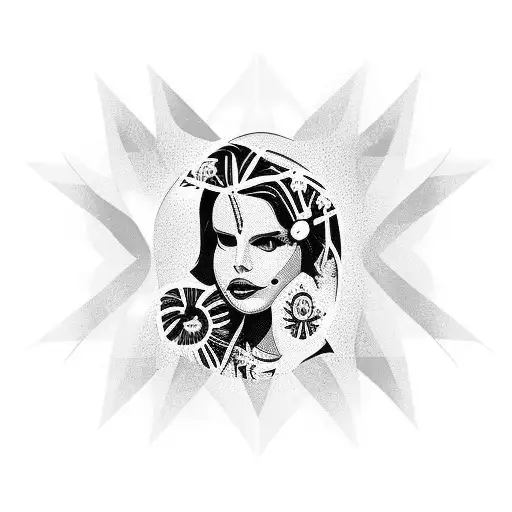 Lana del rey tattoo design idea