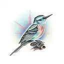 mocking bird tattoo design idea