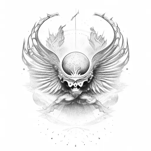 Icarus tattoo design idea
