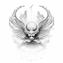 Icarus tattoo design idea