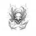 Icarus tattoo design idea