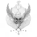 Icarus tattoo design idea