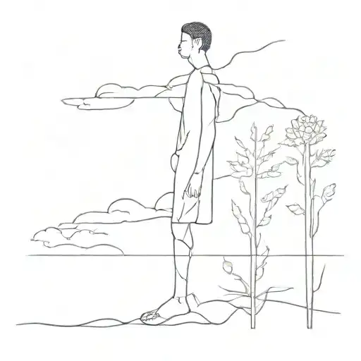 Only height can tell tattoo design idea