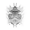 shogun tattoo design idea