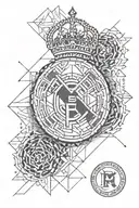 real madrid tattoo design idea