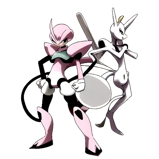 Pokemon Mewtwo tattoo design idea