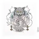 creation of adam tattoo design idea