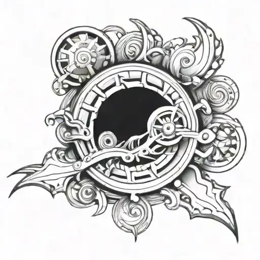 turbo tattoo design idea