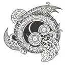 turbo tattoo design idea