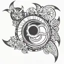 turbo tattoo design idea