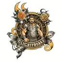 electrician tattoo design idea