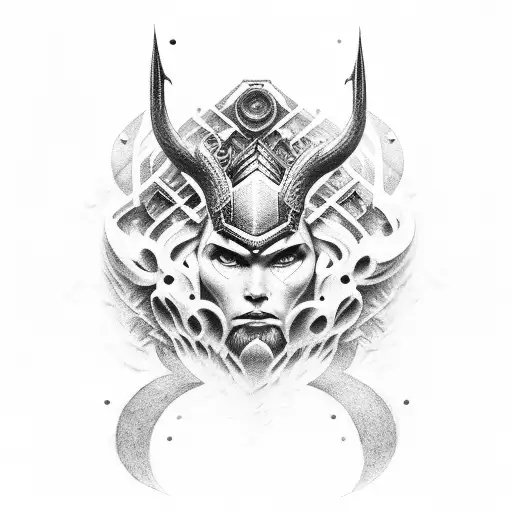 nornse mythologie Ragnarok  tattoo design idea