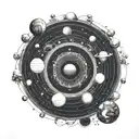 solar system circle tattoo design idea