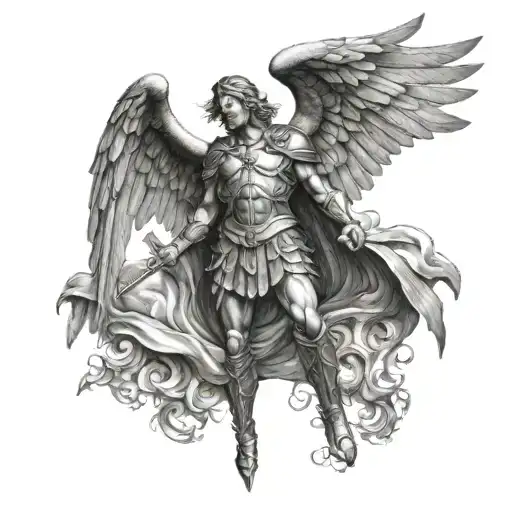 996+ Archangel Michael Tattoo Ideas - BlackInk AI