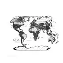 hungary map tattoo design idea