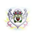 Claddagh tattoo design idea