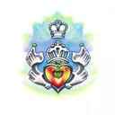 Claddagh tattoo design idea