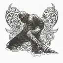 the dirt man tattoo design idea