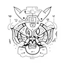 electric  tattoo design idea