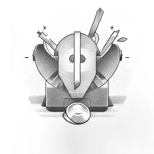 the phrase “the words don’t sound the same when we speak over the phone” text around a landline phone tattoo design idea