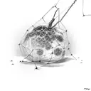 Computer mouse entangled in a web tattoo design idea