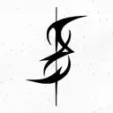 Arcane spell notation tattoo design idea