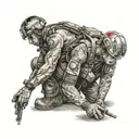 templier et commando medic performing tattoo design idea