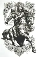 alexander the great tattoo design idea