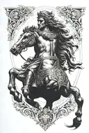 alexander the great tattoo design idea