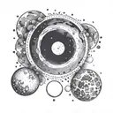 full moons tattoo design idea