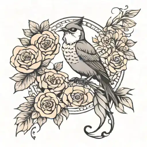 It's better to pull the height of growth, I won't die, I won't come back tattoo design idea