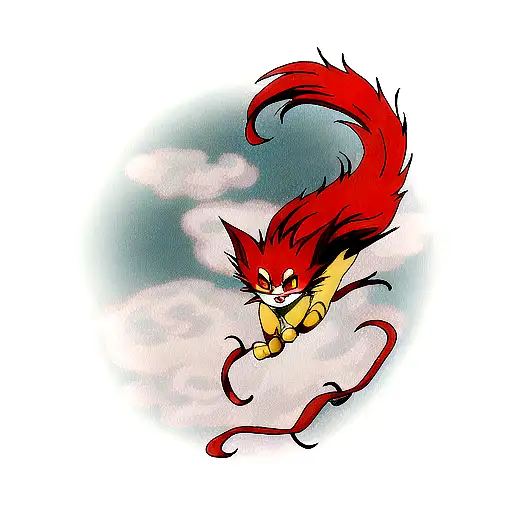 Kurama tattoo design idea