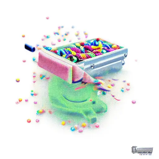 candy with a razorblade in it tattoo design idea