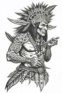 Medicine Man tattoo design idea
