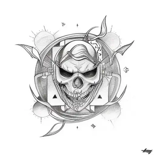 A tattoo design inspired by your favorite song lyrics intertwined with elements from your favorite video game tattoo design idea