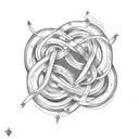 A tattoo design inspired by your favorite song lyrics intertwined with elements from your favorite video game tattoo design idea