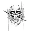 Grim Reaper tattoo design idea