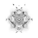 magic stars  tattoo design idea