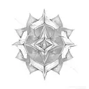 magic stars  tattoo design idea