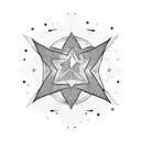 magic stars  tattoo design idea