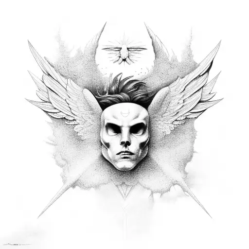 Icarus tattoo design idea
