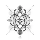 clave de sol tattoo design idea