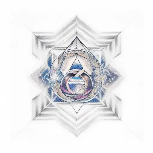 virgo sign with 18th sept 1993 written sign of Positivity, heal and future name of my mom and wife  tattoo design idea